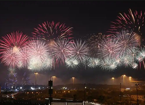 长垣市焰火晚会